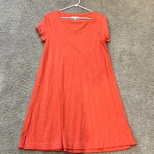 Lou and Grey for Loft orange size small knit dress
